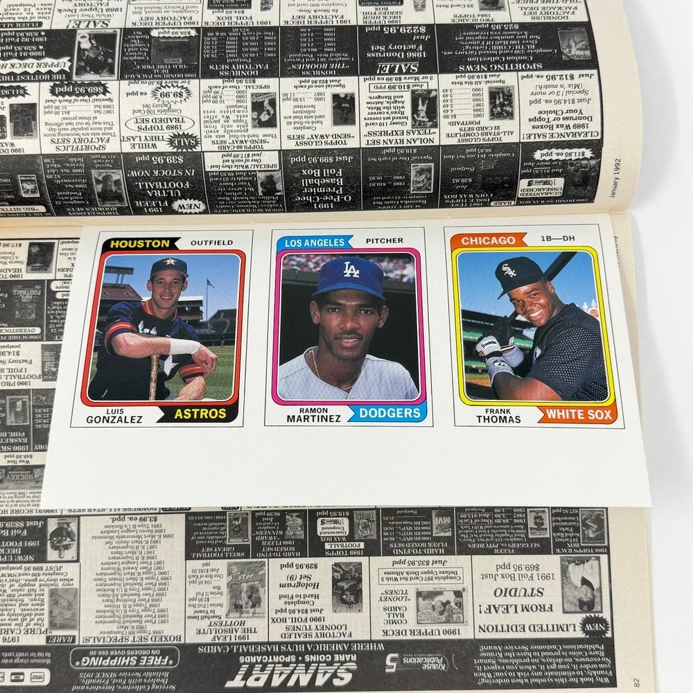 Sports Collectors Digest Price Guide Magazine Lot Cards Intact 1990s 5 Issues